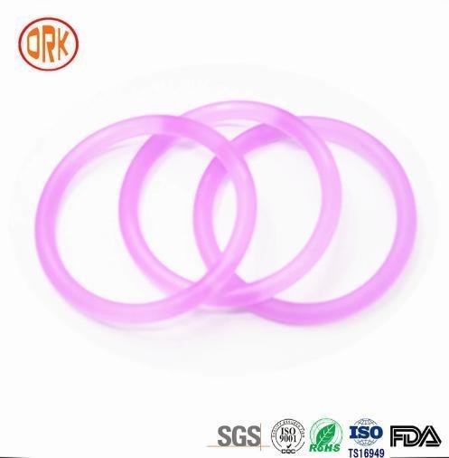 การปรับแต่ง สีม่วง ใสซิลิโคนยาง O แหวน Seal แหวน Gaskets สําหรับ shaft seal