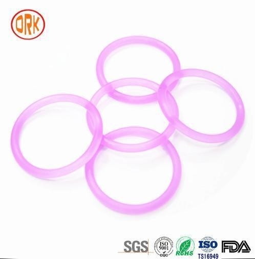 การปรับแต่ง สีม่วง ใสซิลิโคนยาง O แหวน Seal แหวน Gaskets สําหรับ shaft seal