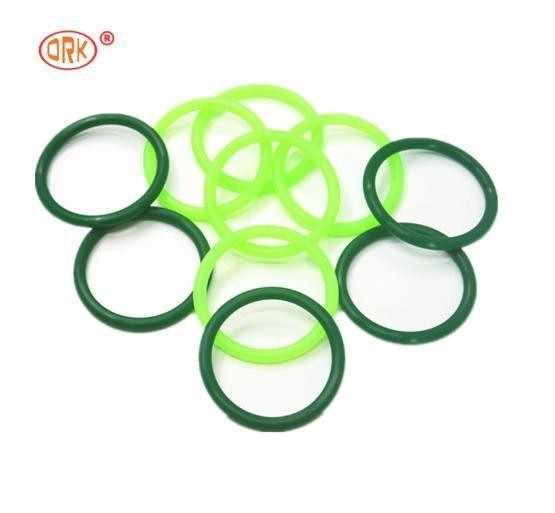 สีเขียว ปริมณฑลยาวดี FDA Wras LFGB รับรองคุณภาพอาหาร ซิลิโคน O-ring ด้วยอุณหภูมิ -60- 350 องศา