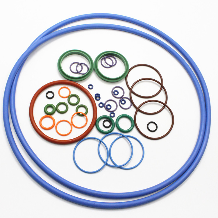 ผลงาน NBR FKM EPDM สีซิลิโคนยาง O-ring และประปาที่มีแหวนประเภทห้าขอบ