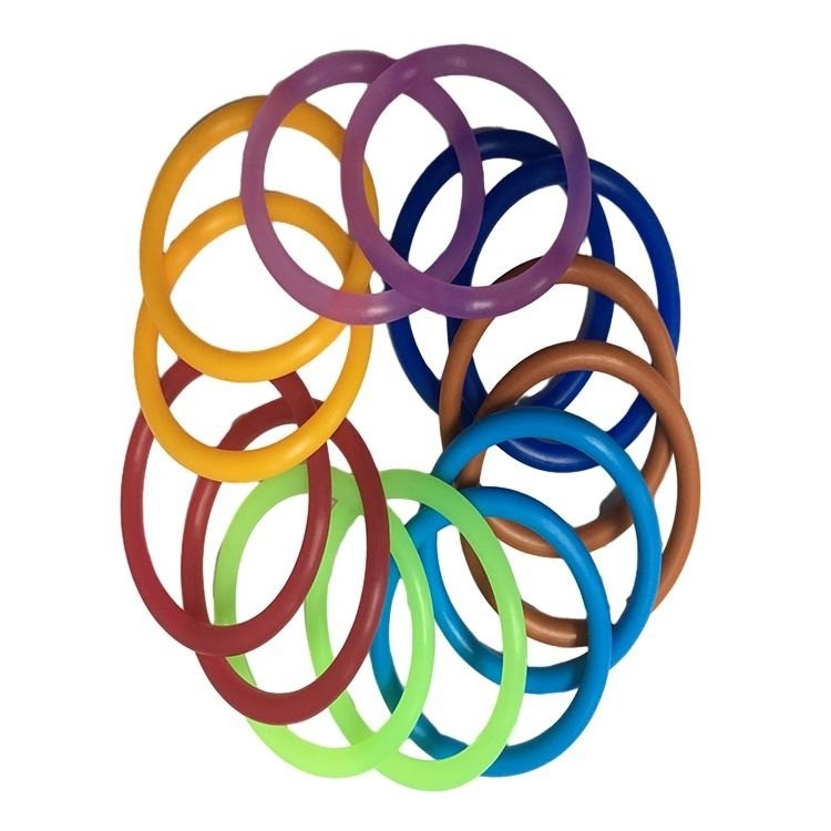 การปิดรัด O-Ring ซิลิโคนที่กําหนดเอง FPM FFKM HNBR NBR FKM สําหรับผลการปิดที่ดีที่สุด