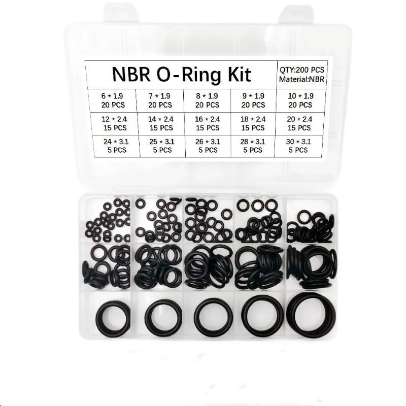 NBR 90 ยาง O-Ring Seal Kit Box Set สําหรับ OEM / ODM ประสิทธิภาพและมาตรฐานที่ยอมรับได้
