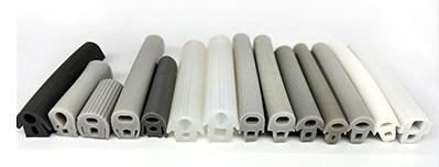 60 Mpa ประตูรถยนต์ Seal Weatherstripping เสียงกันหนาว ยางปิดสายสําหรับรถยนต์