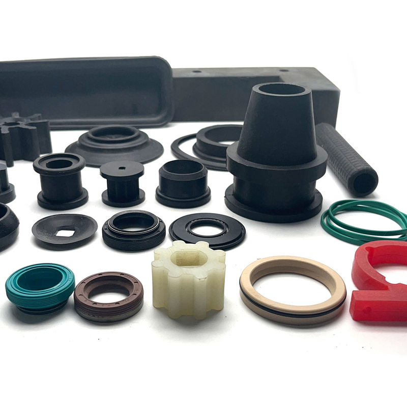 OEM ODM ซีลครึ่งประสาท ซิลิโคนโฟมล์ด Custom Rubber O Rings สําหรับชิ้นส่วนยาง
