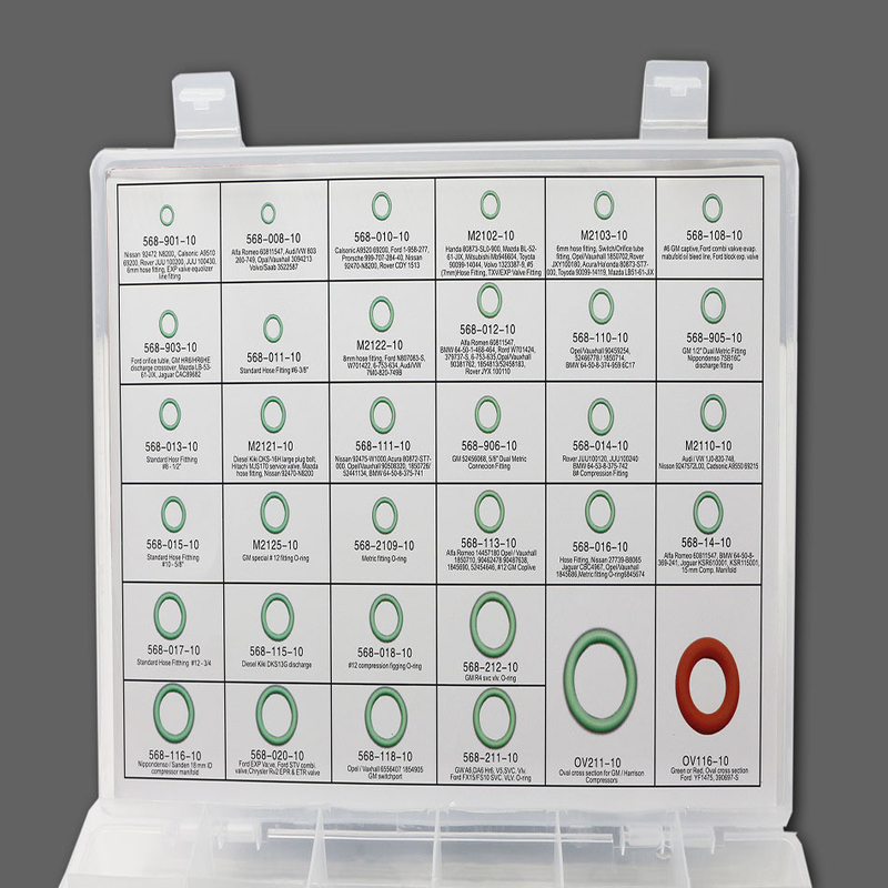 ORK 382pcs/386pcs/407pcs/408pcs Fkm หรือ Nbr กาว O-Ring Seals Box/Kit สําหรับการปิด
