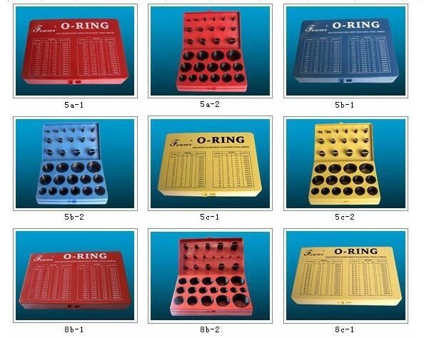 ORK 382pcs/386pcs/407pcs/408pcs Fkm หรือ Nbr กาว O-Ring Seals Box/Kit สําหรับการปิด