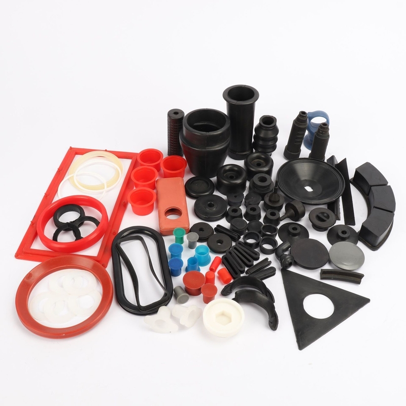 AS PER CUSTOM DESIGN FKM EPDM NBR ชิ้นส่วนยางซิลิโคนสําหรับคําตอบการปรับประทับ
