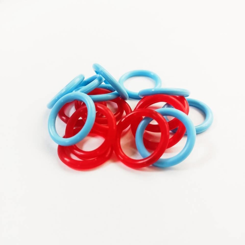 30-90 Shore A AS568 FKM O-Ring ยางสังเคราะห์ฟลูโรซิลิคอน สําหรับเครื่องปิดส่วนของเครน