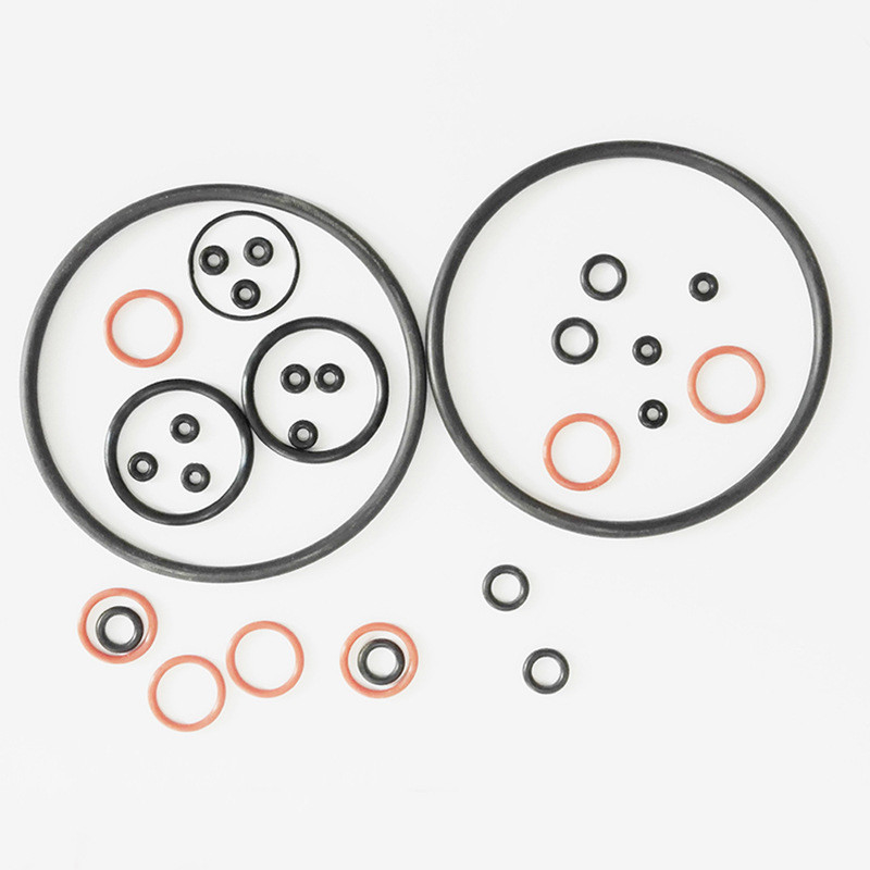 สีซิลิโคน O-ring กันอุณหภูมิสูง สําหรับขนาดที่กําหนดเองและหลายฟังก์ชัน
