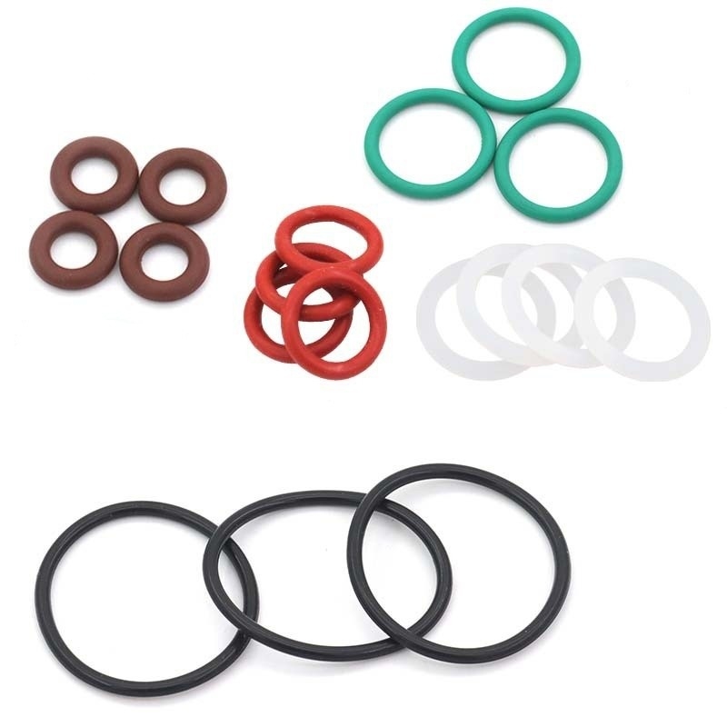 สินค้ามาตรฐาน NBR EPDM FKM NR SBR As568 ยางเรียบ O Ring สําหรับเครื่องขุด