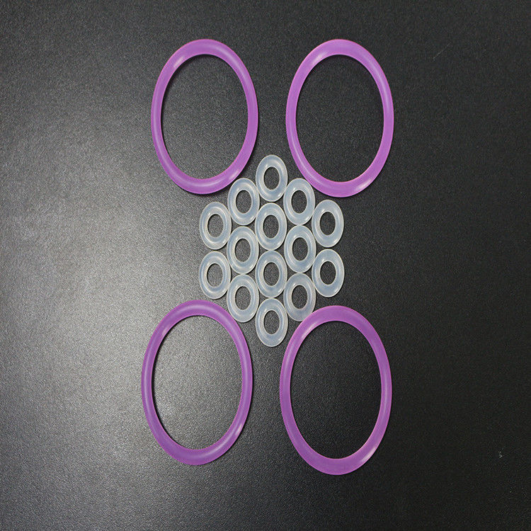 6mm*1.8mm 70 Shore ซิลิโคน O แหวนนําเสนอสีที่กําหนดเองสําหรับรัดยางกันน้ํา