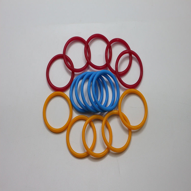 6mm*1.8mm 70 Shore ซิลิโคน O แหวนนําเสนอสีที่กําหนดเองสําหรับรัดยางกันน้ํา