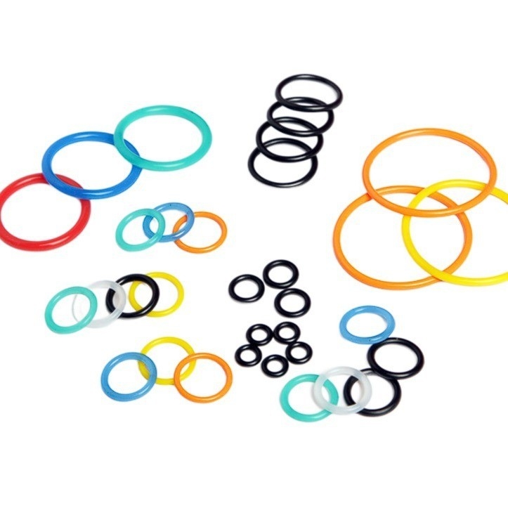 NBR FKM FPM EPDM PU FFKM ORK ซิลิโคนยาง O-Ring Flat Seal ทนทานสําหรับการใช้