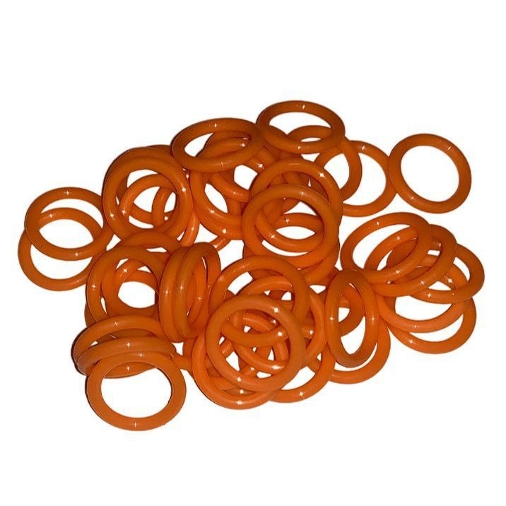 ปริมณฑล O-Ring สี NBR สีซิลิโคนยางสําหรับการปิดอย่างมีประสิทธิภาพในวัสดุ FKM