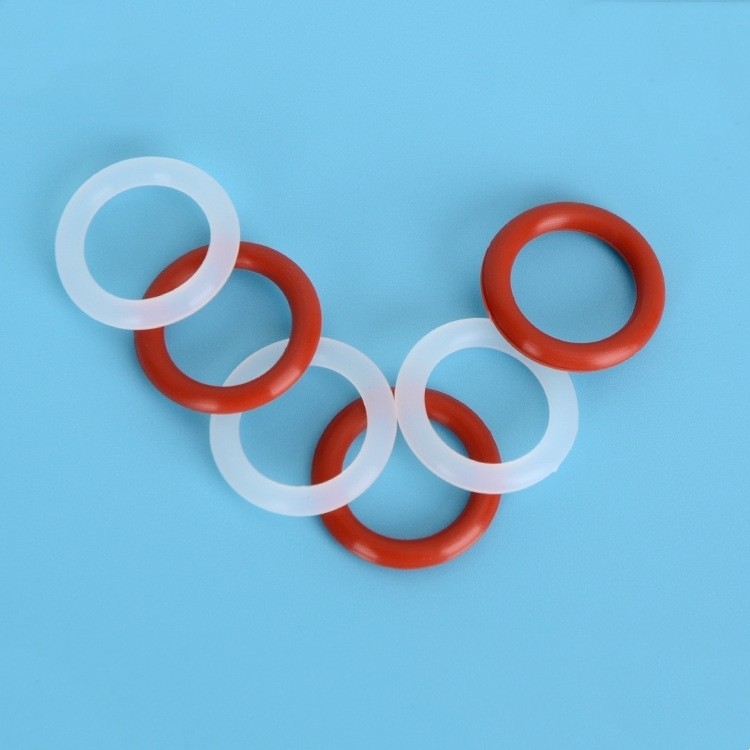 REACH Certified Customized ซิลิโคน O-ring สีแดงและดํา
