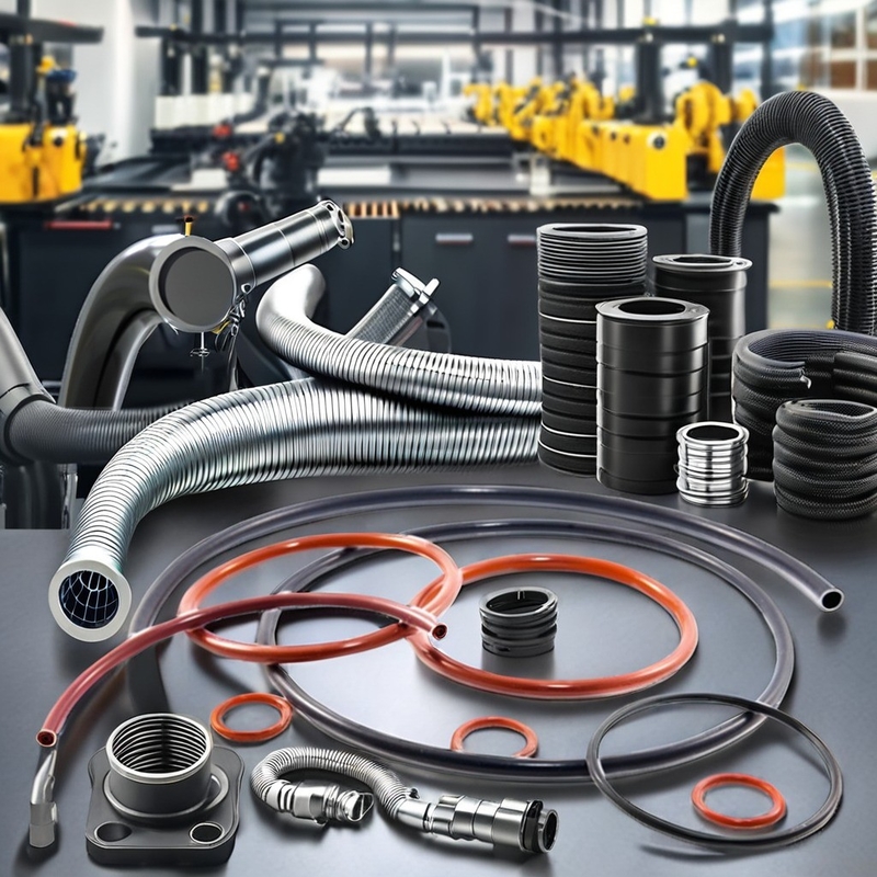 การแปรรูปตามความต้องการ NBR FKM ซิลิคอน O-Ring Seal สําหรับผลิตภัณฑ์ยาง