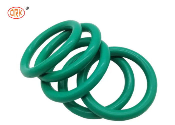 รูปแบบการวาด 3D/2D สีเขียวซิลิโคนและ FKM ยาง O-Rings Seal สําหรับการใช้งานอุตสาหกรรม