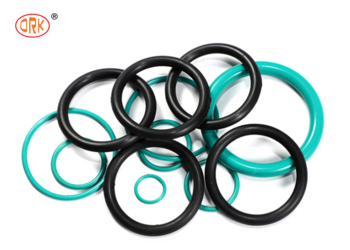 รูปแบบการวาด 3D/2D สีเขียวซิลิโคนและ FKM ยาง O-Rings Seal สําหรับการใช้งานอุตสาหกรรม