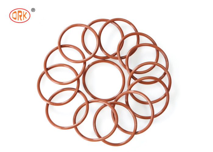 สีแดง NBR EPDM FKM ซิลิโคน O แหวน Gaskets และ O แหวนสําหรับเครื่องปิด