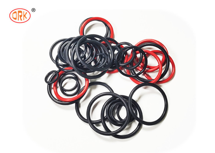 สีแดง สีดํา สีที่กําหนดเอง EPDM ประเภทของยาง O-Ring วัสดุ Seal สําหรับการใช้งานความดันสูง
