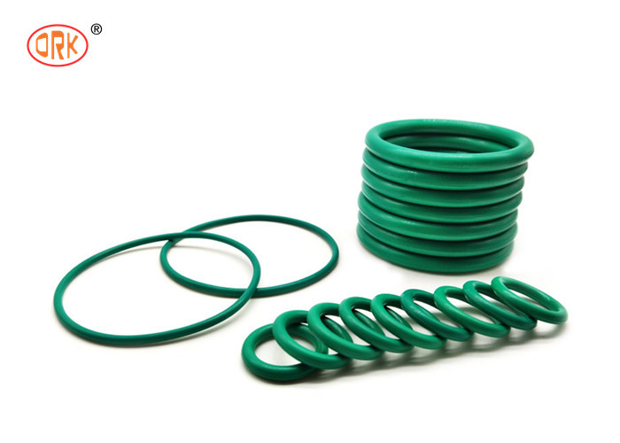 สีเขียว Custom Mold OEM NBR EPDM FKM สีซิลิโคนแหวนผนึกสําหรับ Outlet อาหารเกรดยางผนึก