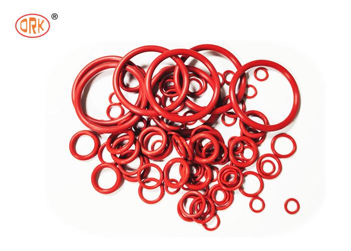 สายตรงที่กําหนดเอง สีซิลิโคนความแม่นยําสูง NBR HNBR VMQ EPDM ประเภทของยางซีล O ขนาดวงแหวน