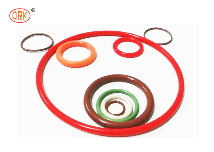 สายตรงที่กําหนดเอง สีซิลิโคนความแม่นยําสูง NBR HNBR VMQ EPDM ประเภทของยางซีล O ขนาดวงแหวน