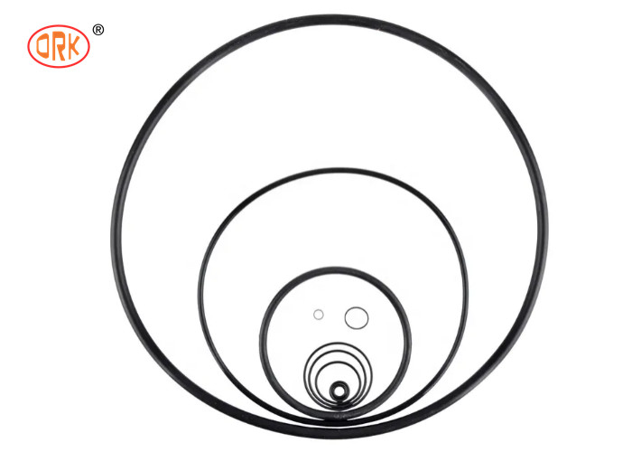 REACH ROHS รับรองคุณภาพอาหาร ซิลิโคน O-Ring ซีลเกตในสีดํา NBR HNBR EPDM FKM