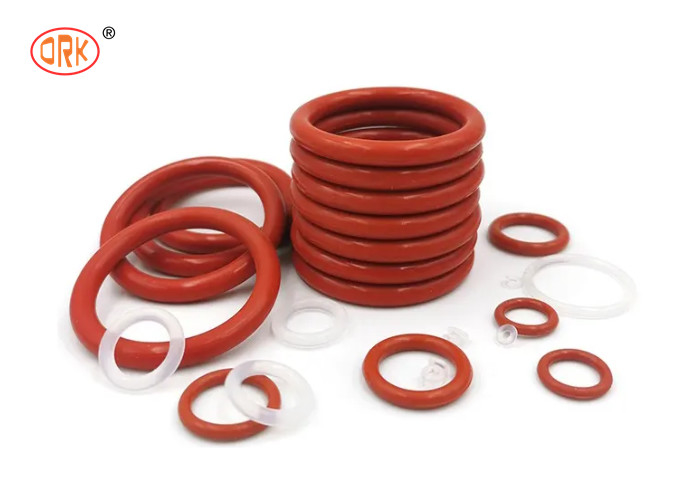 11.5*1.75/3mmx1.75mm อุณหภูมิสูง 300 °C สีซิลิโคน O แหวนสําหรับปิดเครื่องจักรเกรดอาหาร