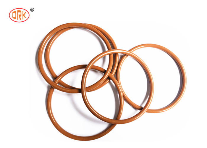 สีส้ม ทนต่ออุณหภูมิสูง ซิลิโคนสแตนดาร์ท O-Ring Seal สําหรับอุปกรณ์การแพทย์