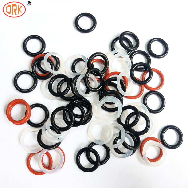 Rohs สอดคล้องกับพลาสติกท่อยาง Seal สีซิลิโคน O แหวน Epdm วัสดุ FKM NBR