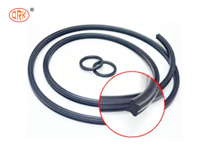 X RINGS ตามสั่ง ปั๊มหมุน ปรางยาง EPDM นิตรีล ซิลิโคนยาง Quad Ring Seal