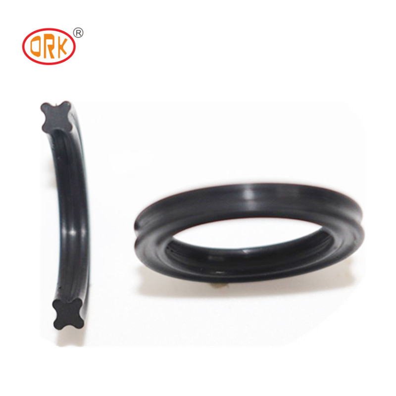 X RINGS ตามสั่ง ปั๊มหมุน ปรางยาง EPDM นิตรีล ซิลิโคนยาง Quad Ring Seal