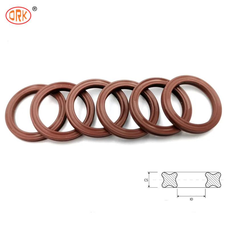 Quard Ring Hydraulic Oil Seal NBR 90 Shore X Ring Seal OEM สําหรับเครื่องประปาเครื่องกล Burgmann