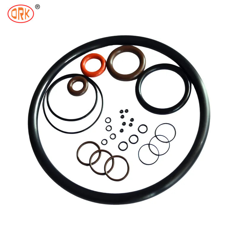 NBR 90 Shore AEM พั๊มยาง Seal O Ring สีที่กําหนดเอง EPDM FKM Elastomer