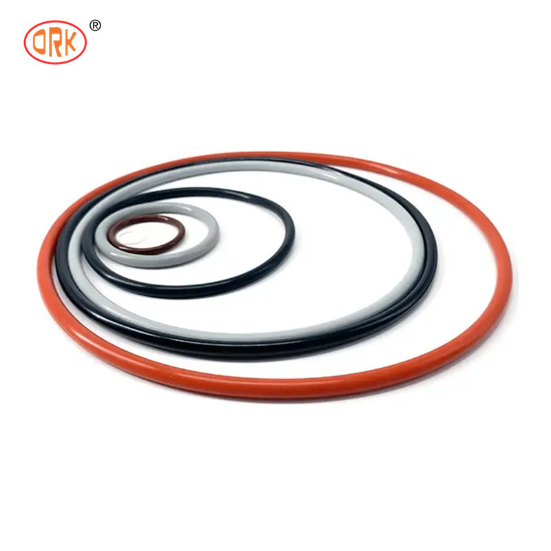 NBR 90 Shore AEM พั๊มยาง Seal O Ring สีที่กําหนดเอง EPDM FKM Elastomer