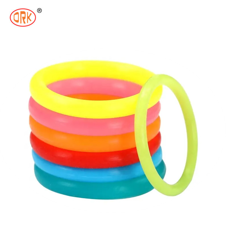 ซิลิโคน อีลาสโตเมอร์ ซีลเซลครึ่งตัวประกอบ กันไฟฟ้า สีซิลิโคน O Rings Seal