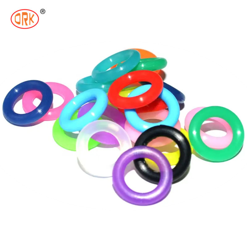 ซิลิโคน อีลาสโตเมอร์ ซีลเซลครึ่งตัวประกอบ กันไฟฟ้า สีซิลิโคน O Rings Seal