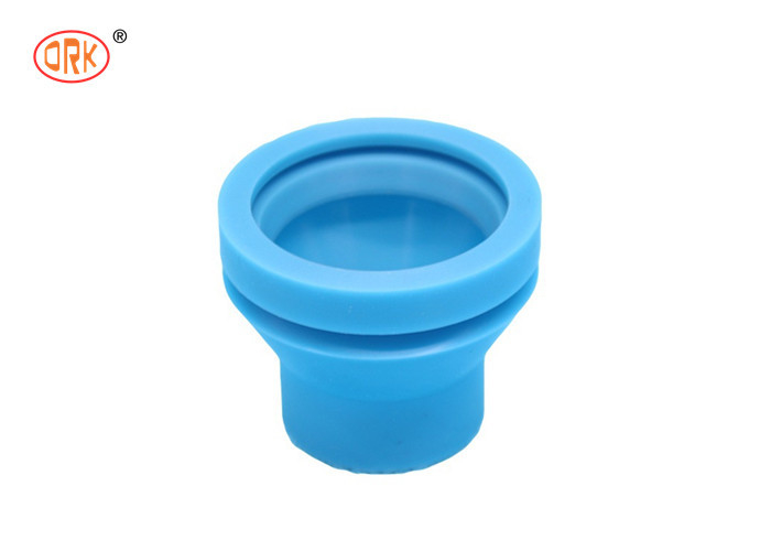 Blue Bellows Mechanical Seal Special Shape Silicone Mechanical Rubber Seal สําหรับเครื่องปกฝุ่น ตามความต้องการ